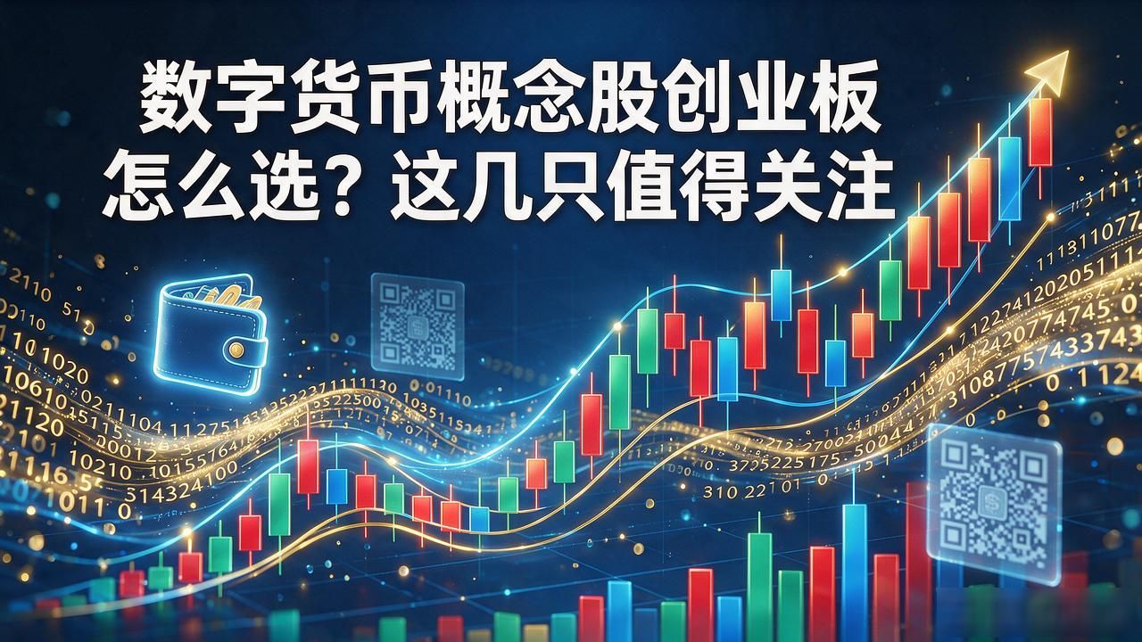 数字货币概念股创业板怎么选？这几只值得关注