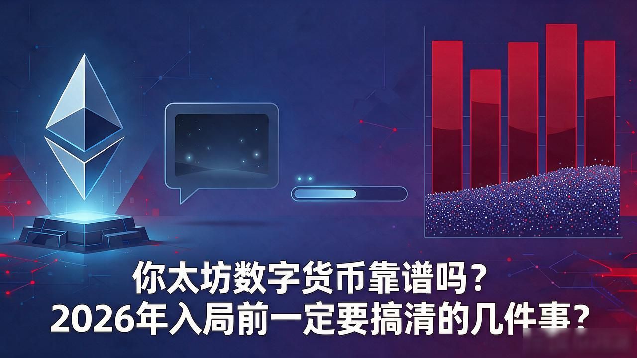 你太坊数字货币靠谱吗？2026年入局前一定要搞清的几件事