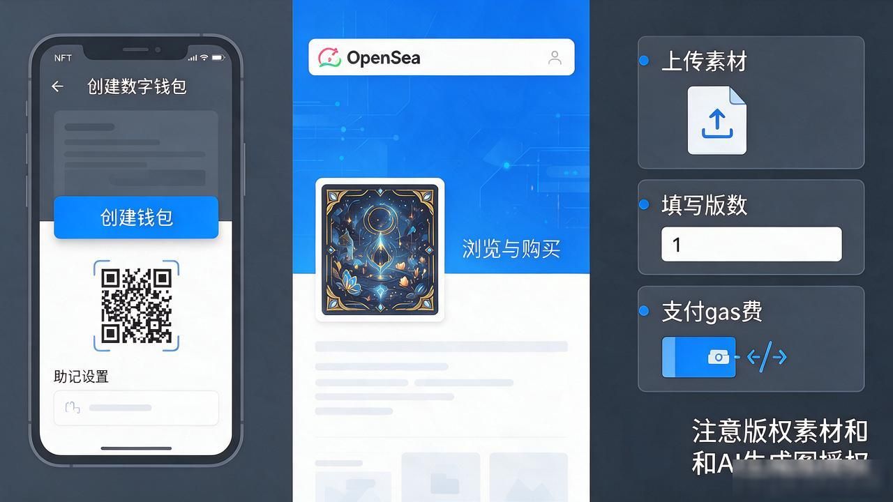 新手怎么做NFT和数字货币？建钱包、选平台、上链交易一步步讲清