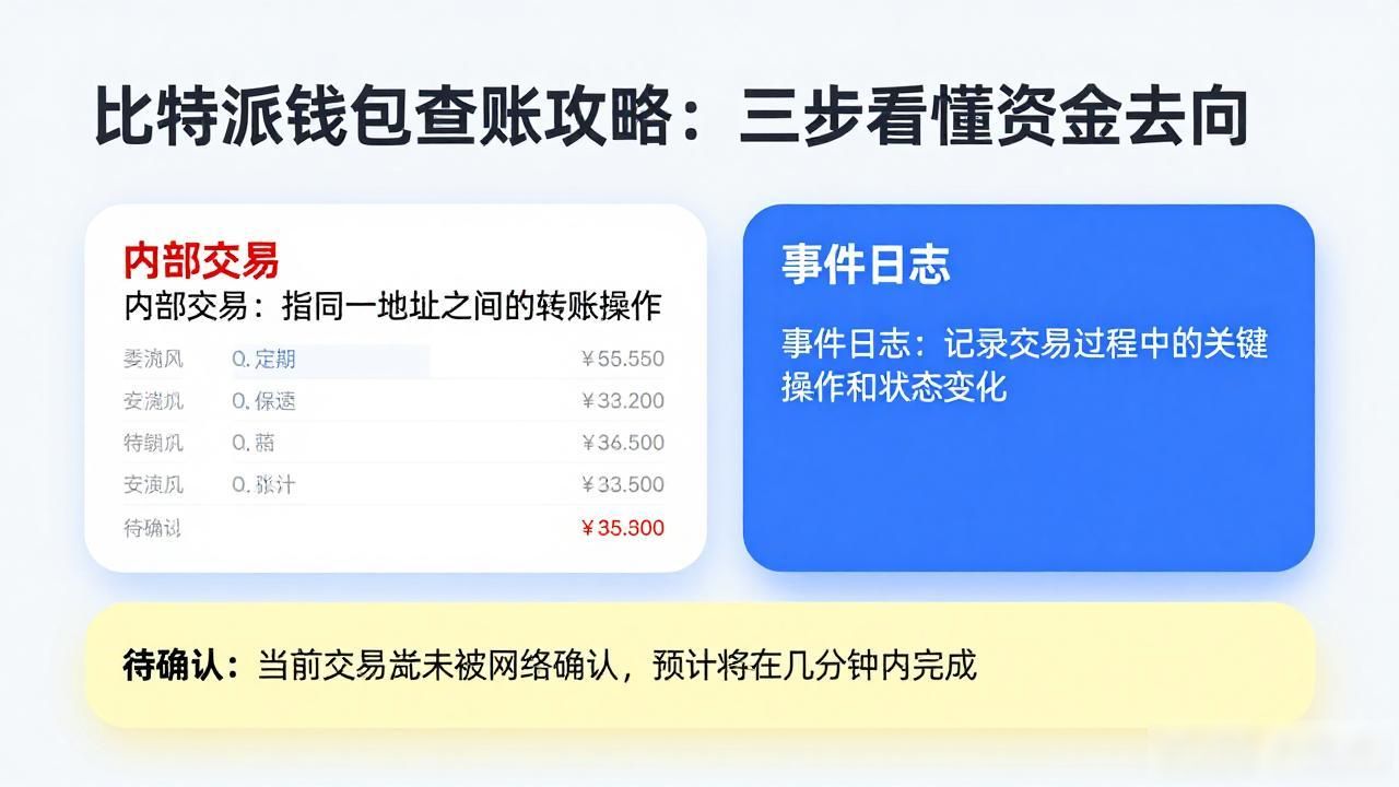 比特派钱包查账攻略：三步看懂资金去向