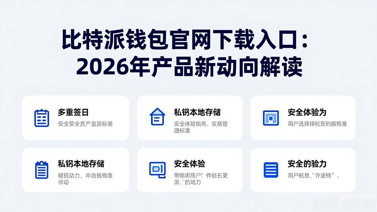 比特派钱包官网下载入口：2026年产品新动向解读