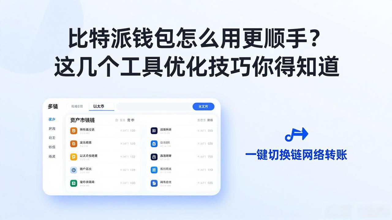 比特派钱包怎么用更顺手？这几个工具优化技巧你得知道