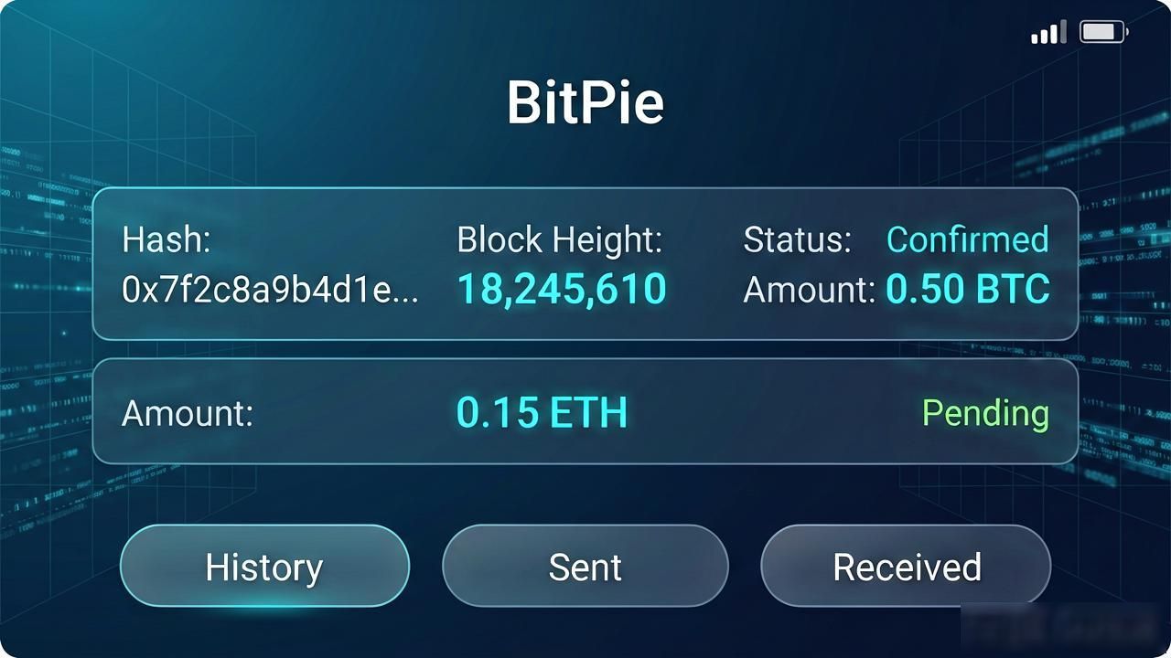 比特派钱包APP界面功能详解：一键看懂资产与转账