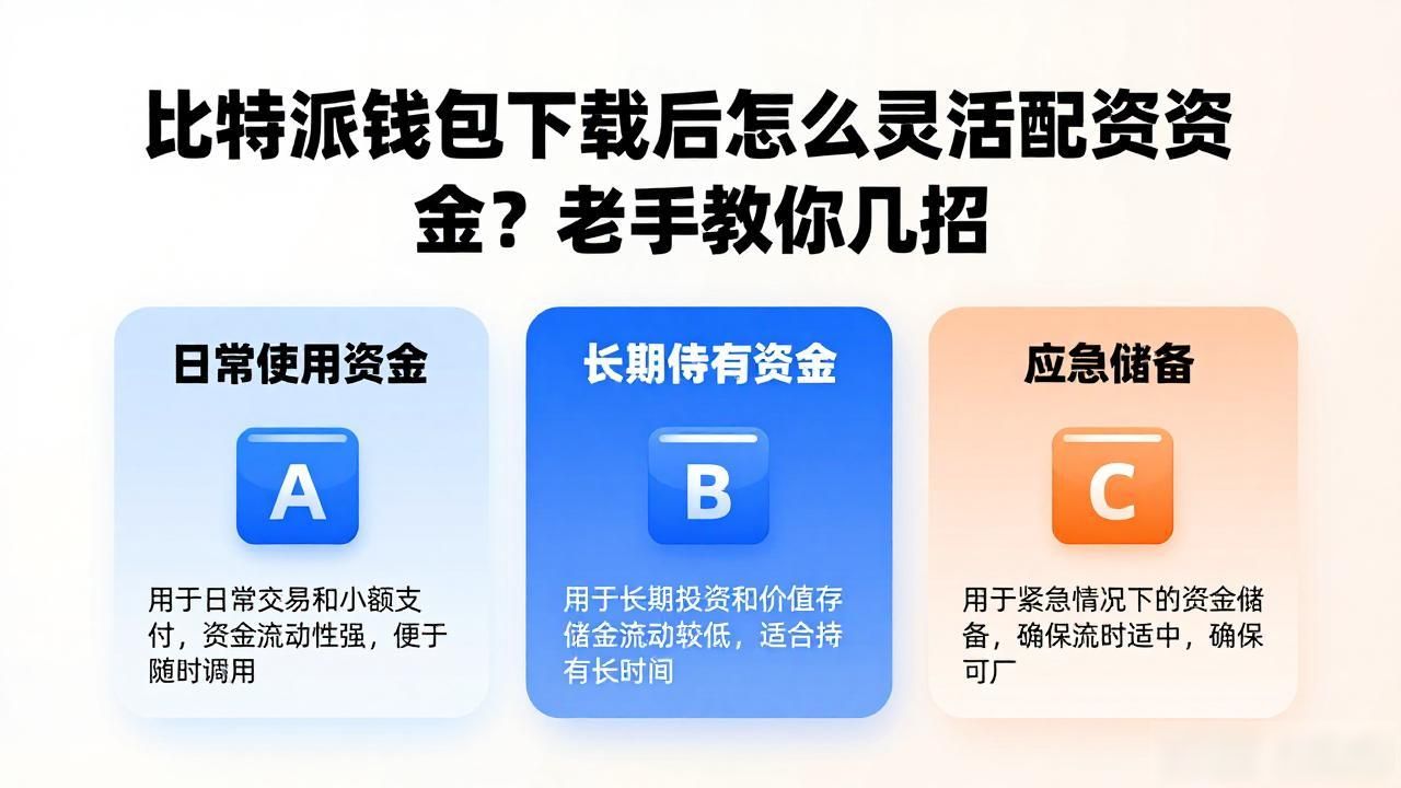 比特派钱包下载后怎么灵活调配资金？老手教你几招