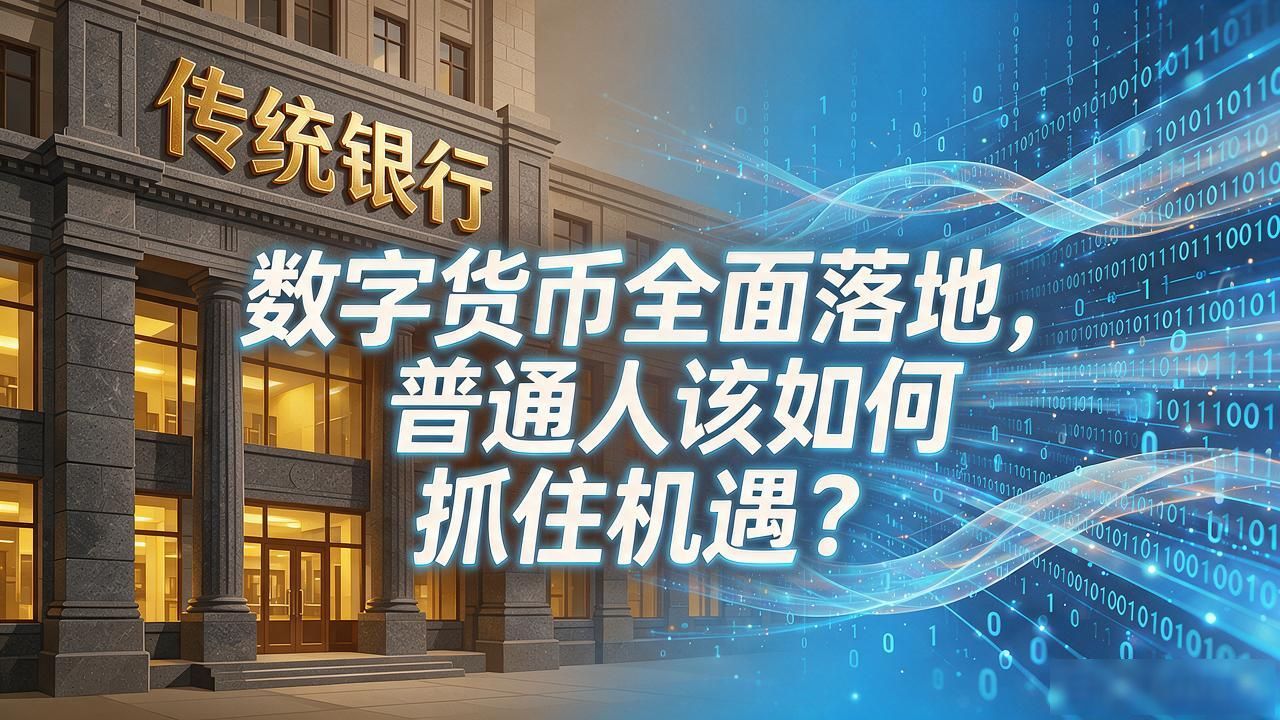 数字货币全面落地，普通人该如何抓住机遇？