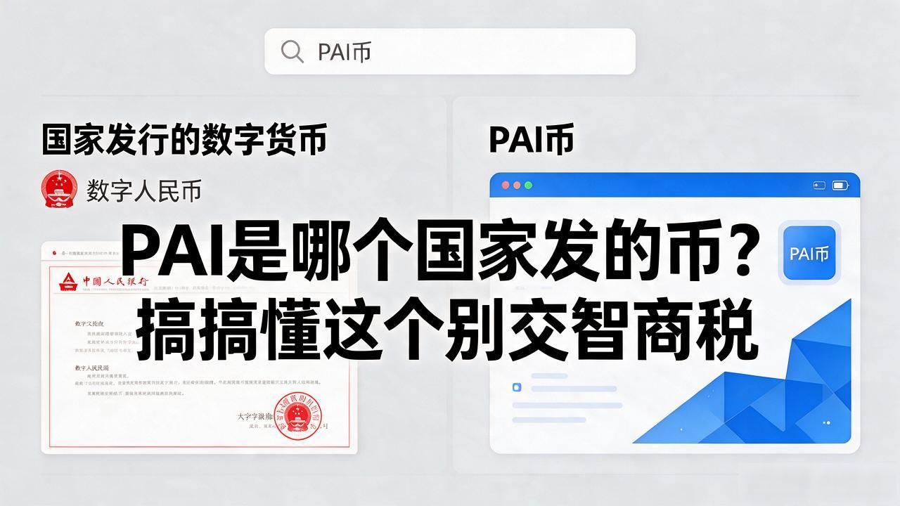 PAI是哪个国家发的币？搞搞懂这个别交智商税