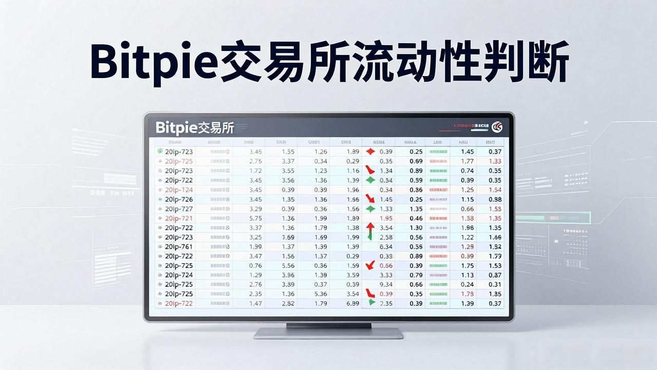 Bitpie交易所流动性怎么看？这4招教你快速判断