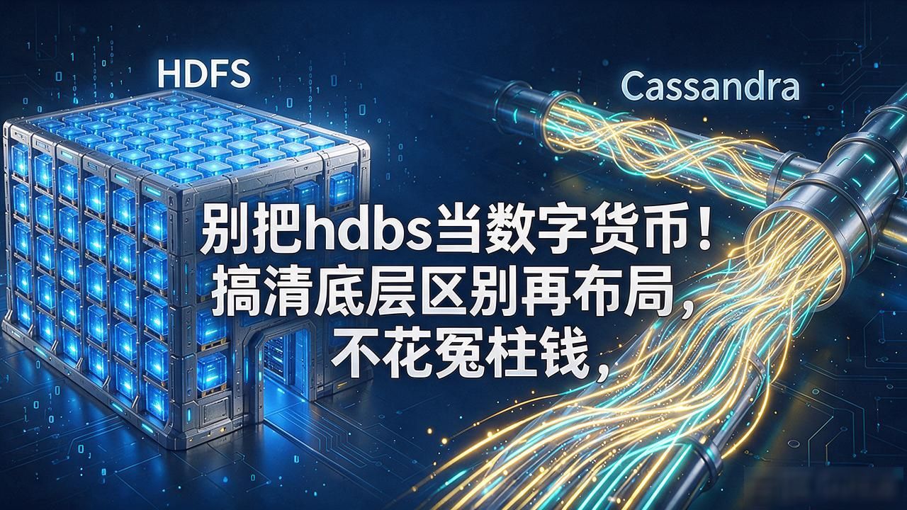 别把hdfs当数字货币！搞清底层区别再布局，不花冤枉钱