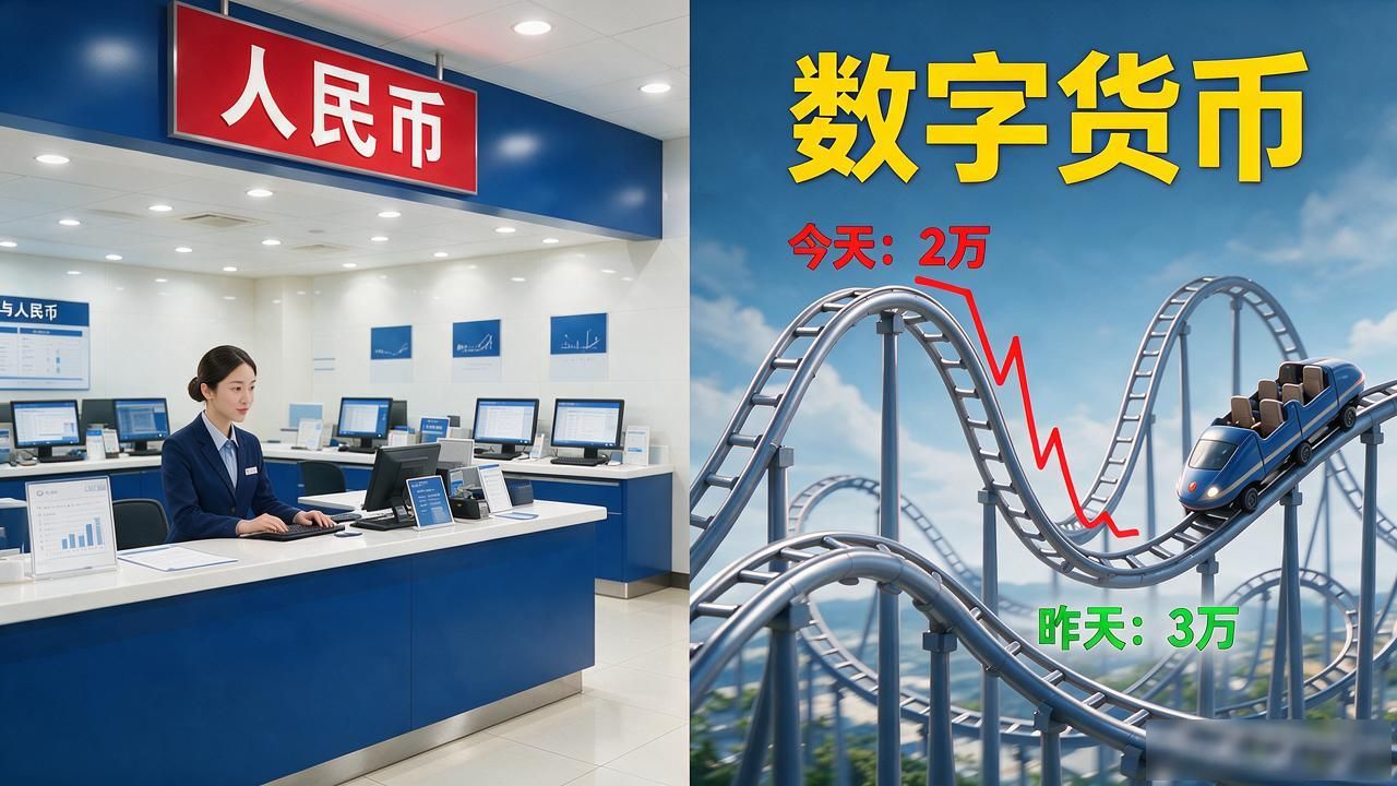 数字货币VS人民币，钱包里的钱和手机里的数字到底有啥不同