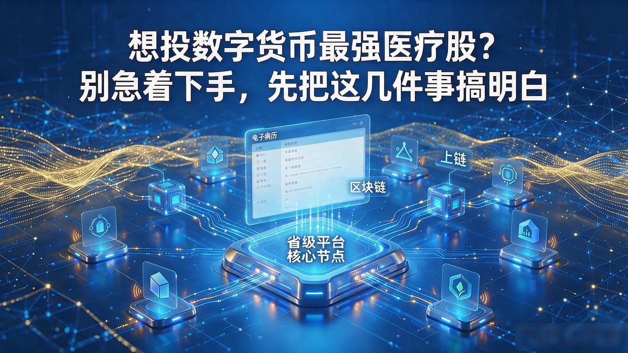 想投数字货币最强医疗股？别急着下手，先把这几件事搞明白