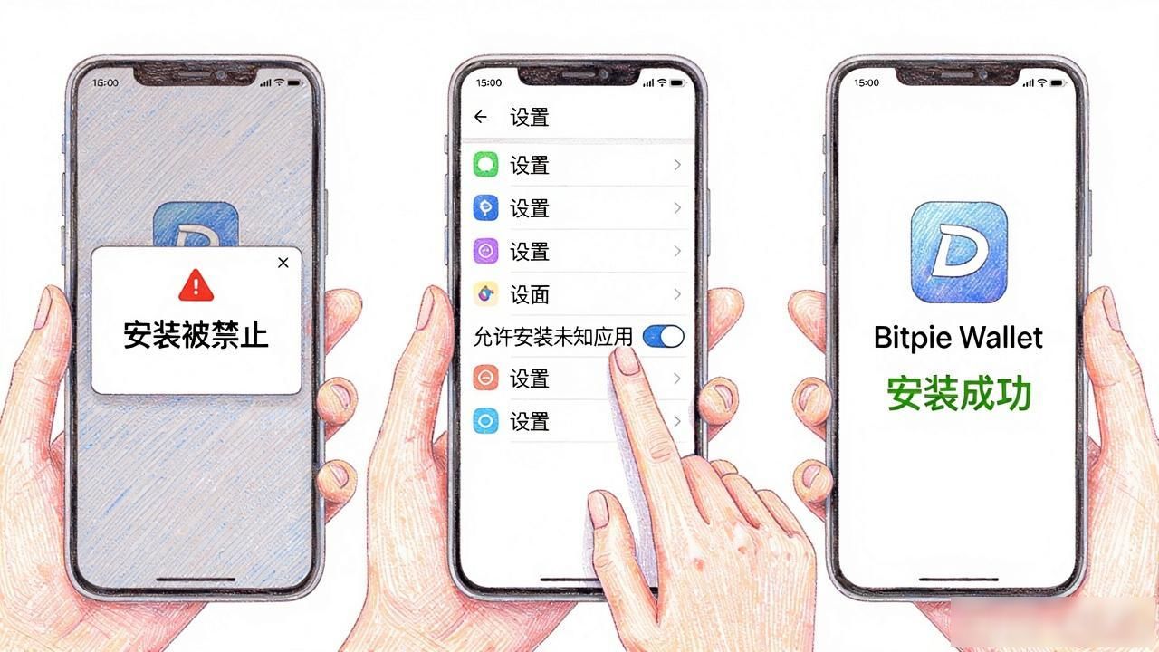 Bitpie钱包官方下载渠道_Bitpie钱包安卓版的下载与安装问题解决方案_Bitpie钱包安卓下载问题