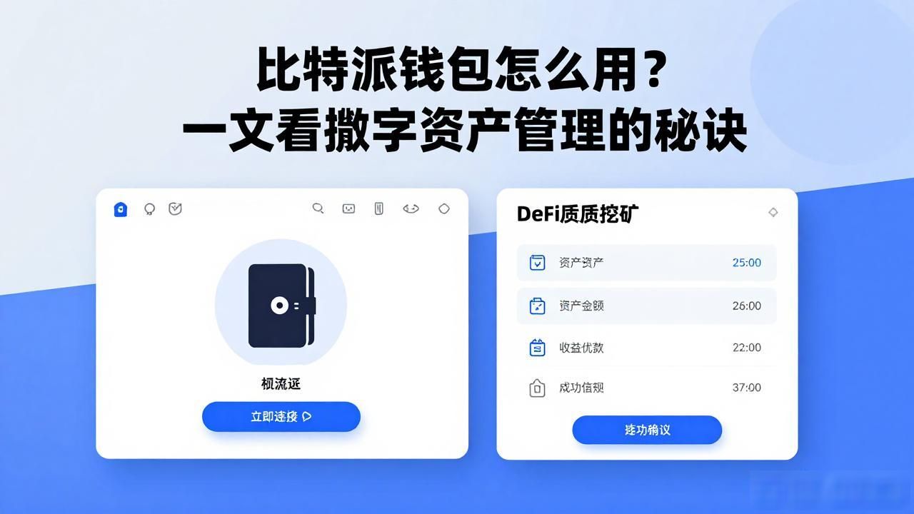 比特派钱包怎么用？一文看懂数字资产管理的秘诀