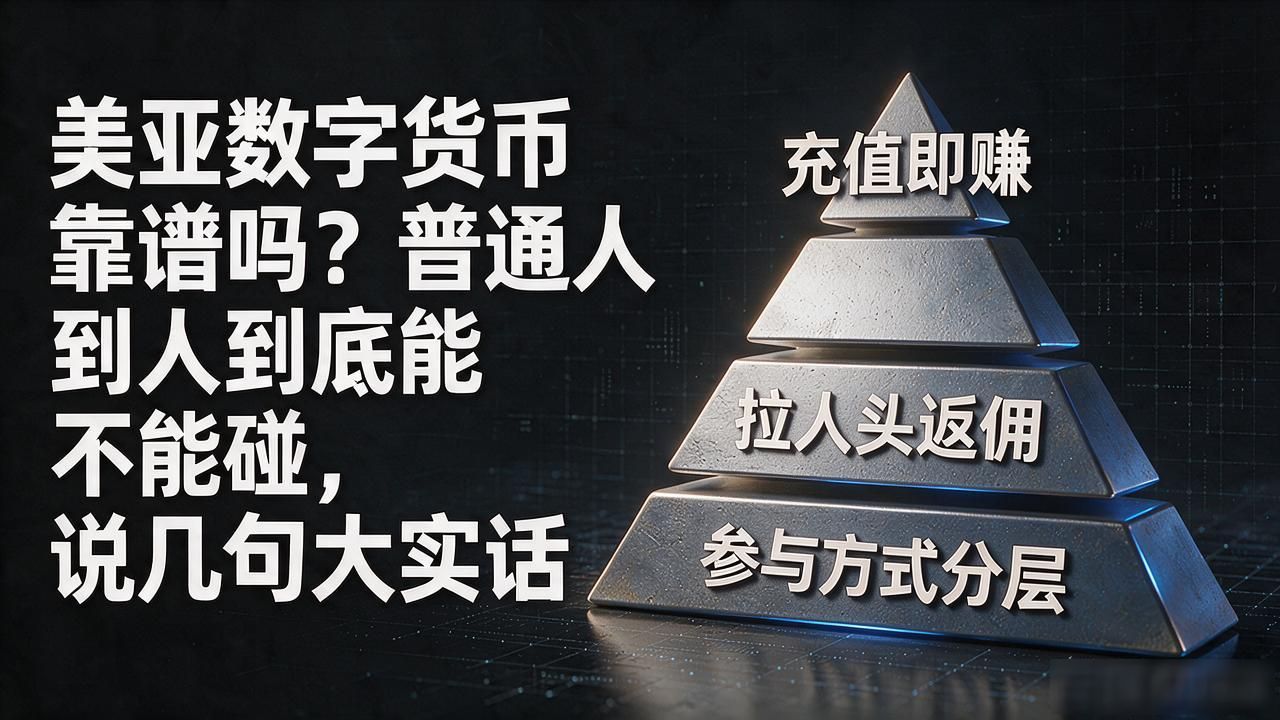 美亚数字货币靠谱吗？普通人到底能不能碰，说几句大实话
