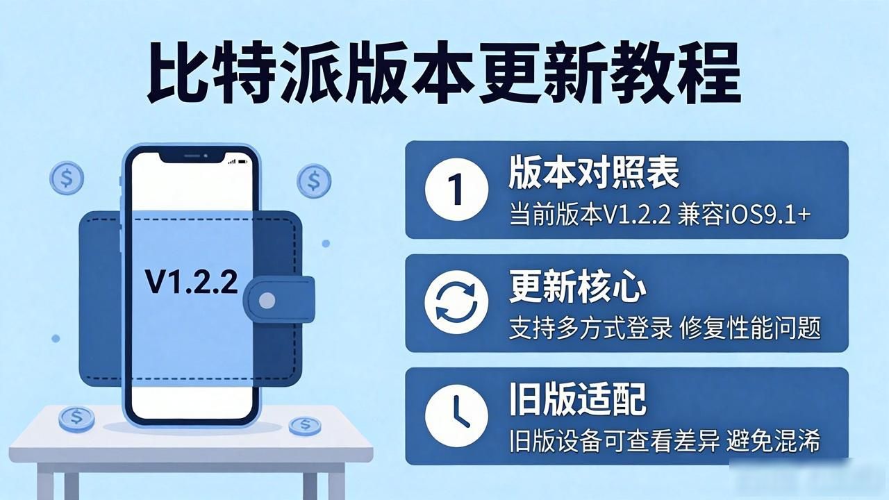 比特派使用教程怎么跟上版本更新
