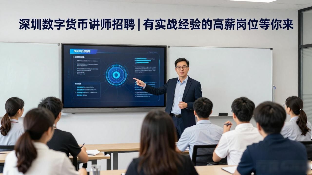 深圳数字货币讲师招聘｜有实战经验的高薪岗位等你来
