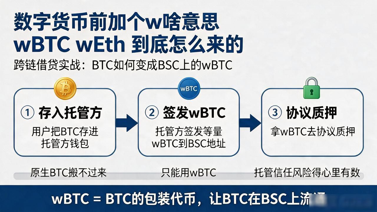 数字货币前加个w啥意思 wBTC wETH到底怎么来的