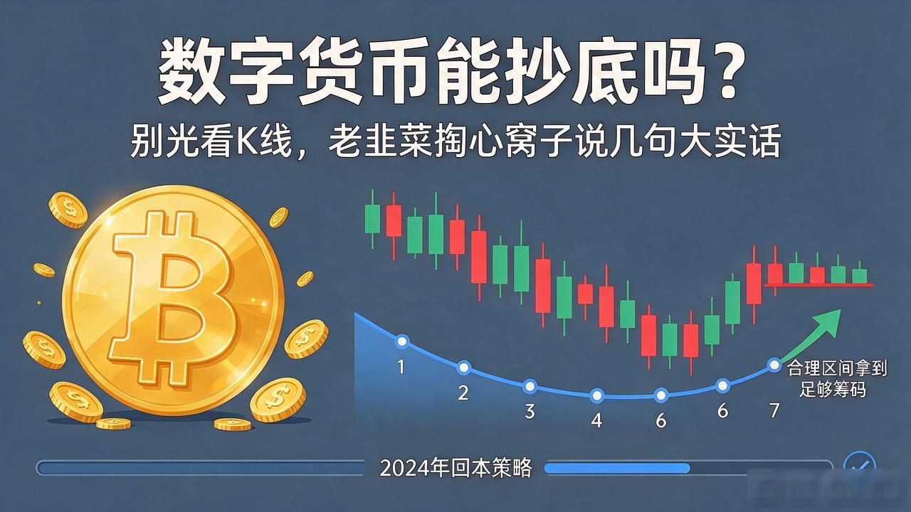 数字货币能抄底吗？别光看K线，老韭菜掏心窝子说几句大实话