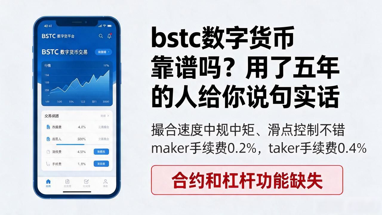 bstc数字货币靠谱吗？用了五年的人给你说句实话
