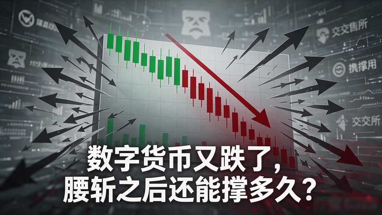数字货币又跌了，腰斩之后还能撑多久？
