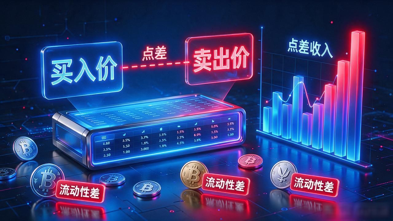 数字货币交易平台收入：手续费、点差和利息到底怎么赚的