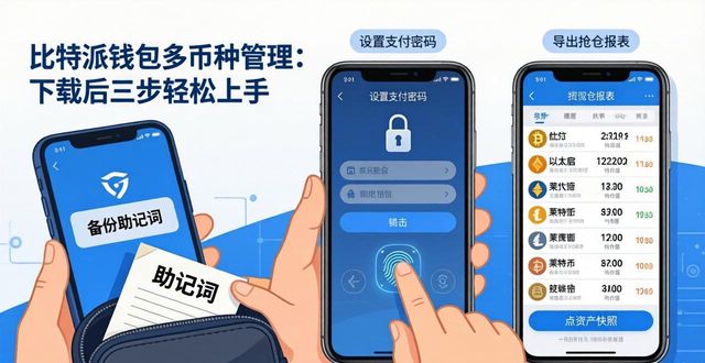 比特派钱包多币种管理：下载后三步轻松上手