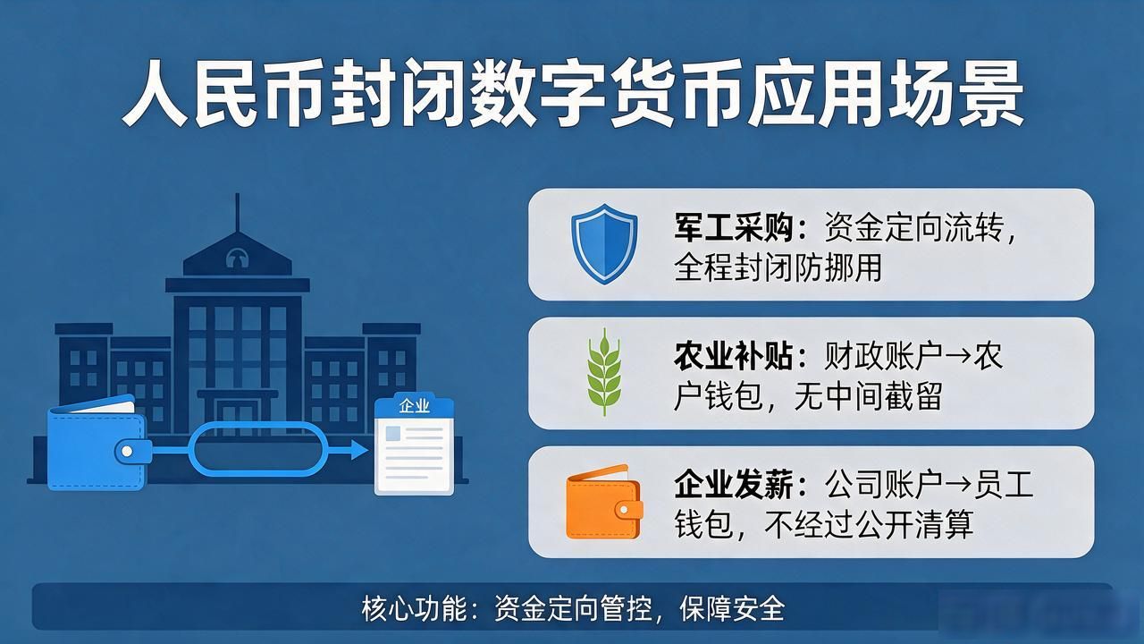 人民币封闭数字货币是啥？和日常用的数字人民币有啥不同