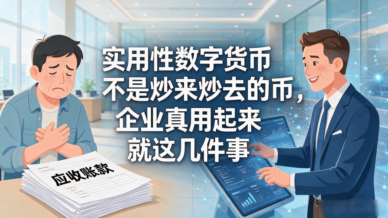 实用性数字货币不是炒来炒去的币，企业真用起来就这几件事