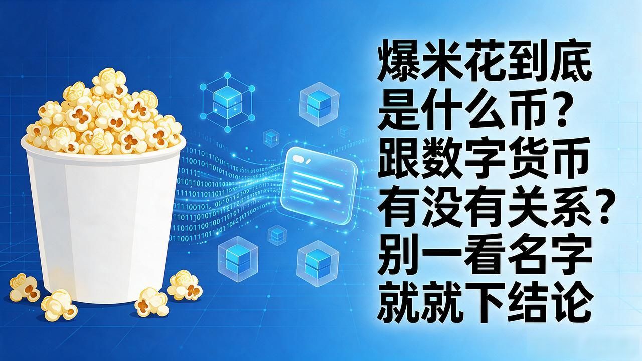 爆米花到底是什么币？跟数字货币有没有关系？别一看名字就下结论