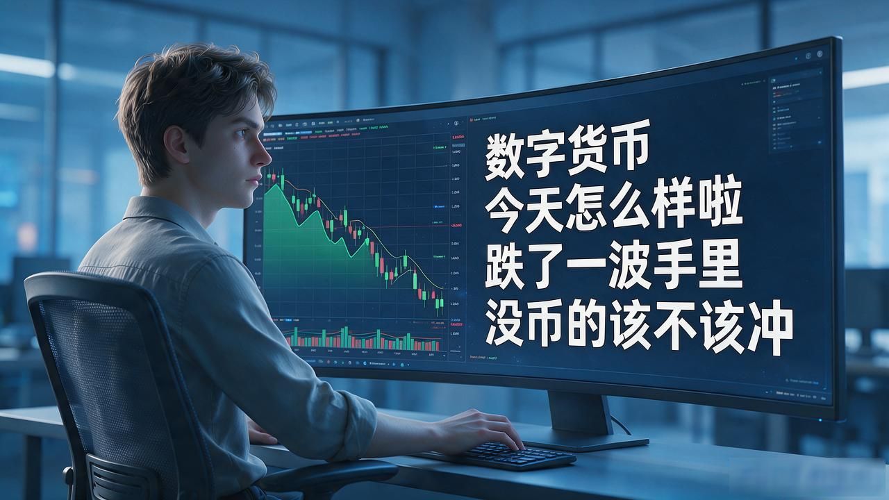 数字货币今天怎么样啦 跌了一波手里没币的该不该冲