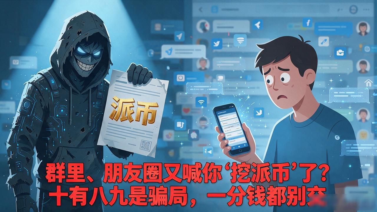 群里、朋友圈又喊你"挖派币"了？十有八九是骗局，一分钱都别交
