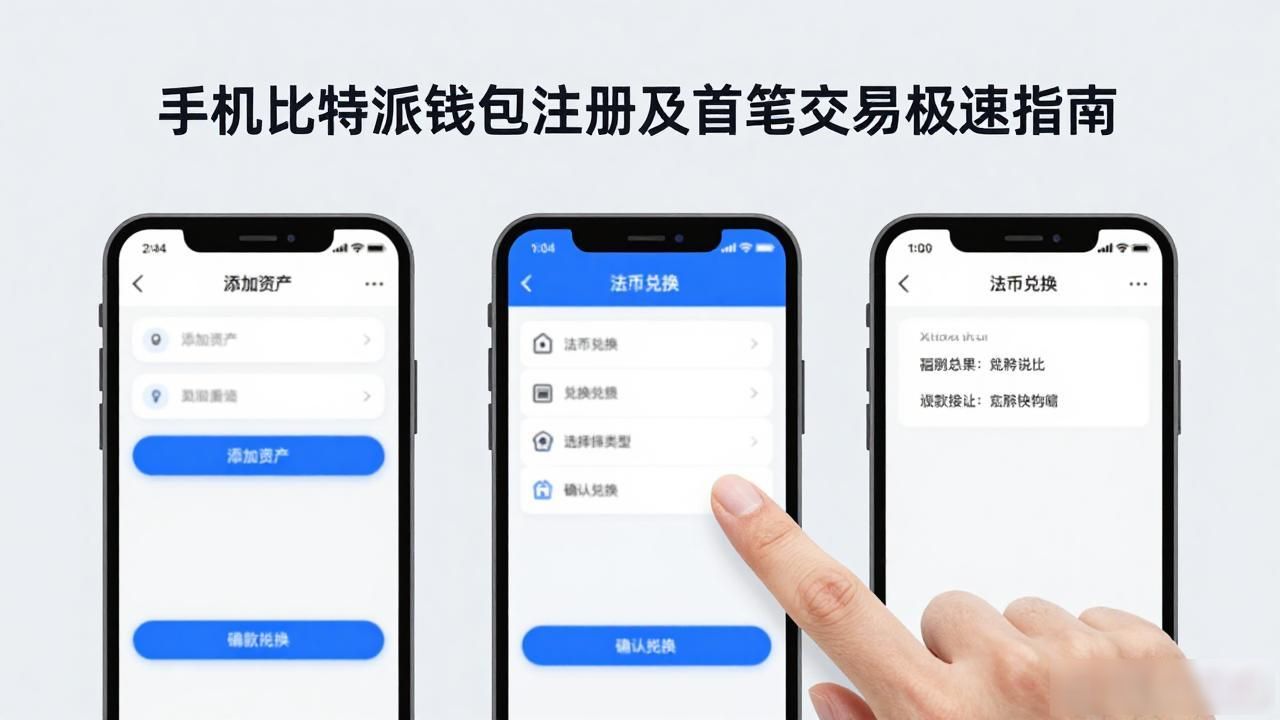手机比特派钱包注册及首笔交易极速指南