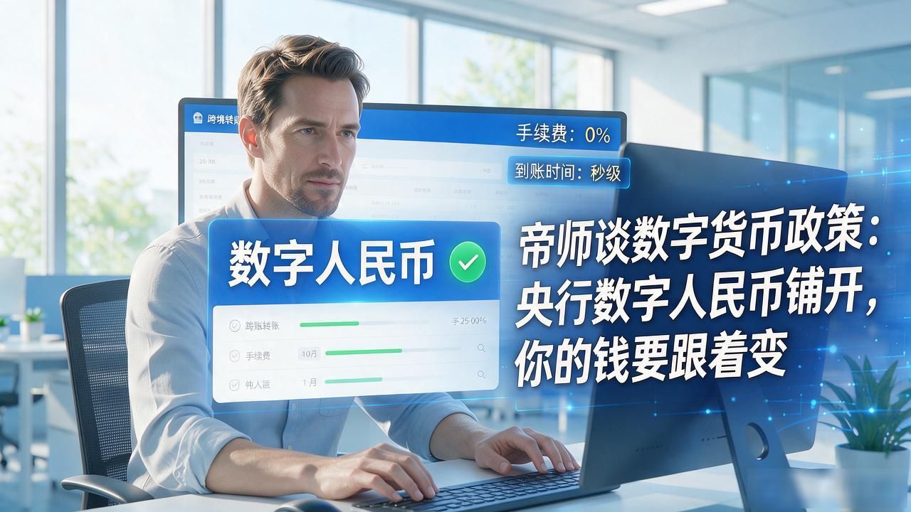帝师谈数字货币政策：央行数字人民币铺开，你的钱要跟着变