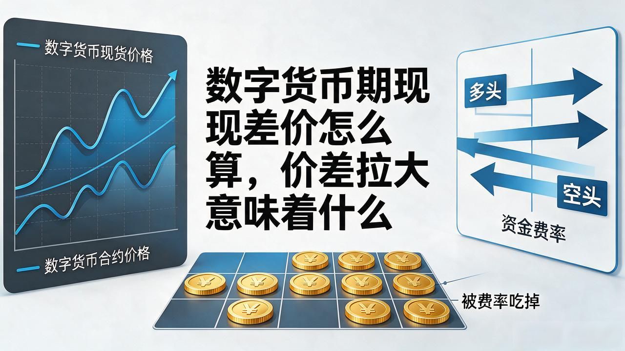 数字货币期现差价怎么算，价差拉大意味着什么