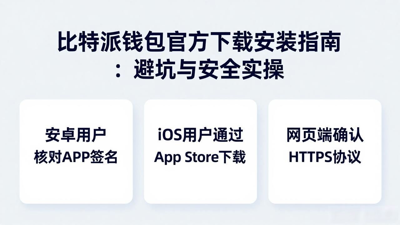 比特派钱包官方下载安装指南：避坑与安全实操