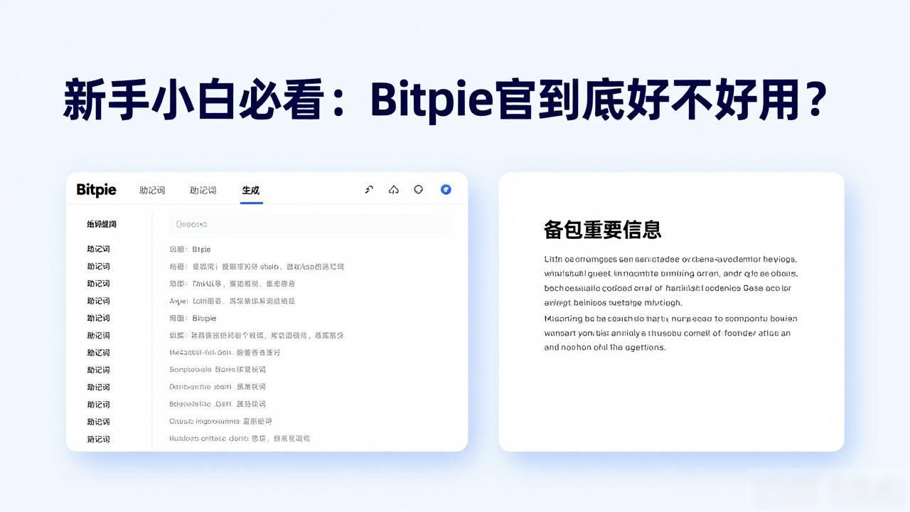 新手小白必看：Bitpie官网到底好不好用？
