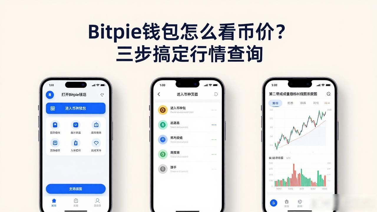 Bitpie钱包怎么看币价？三步搞定行情查询