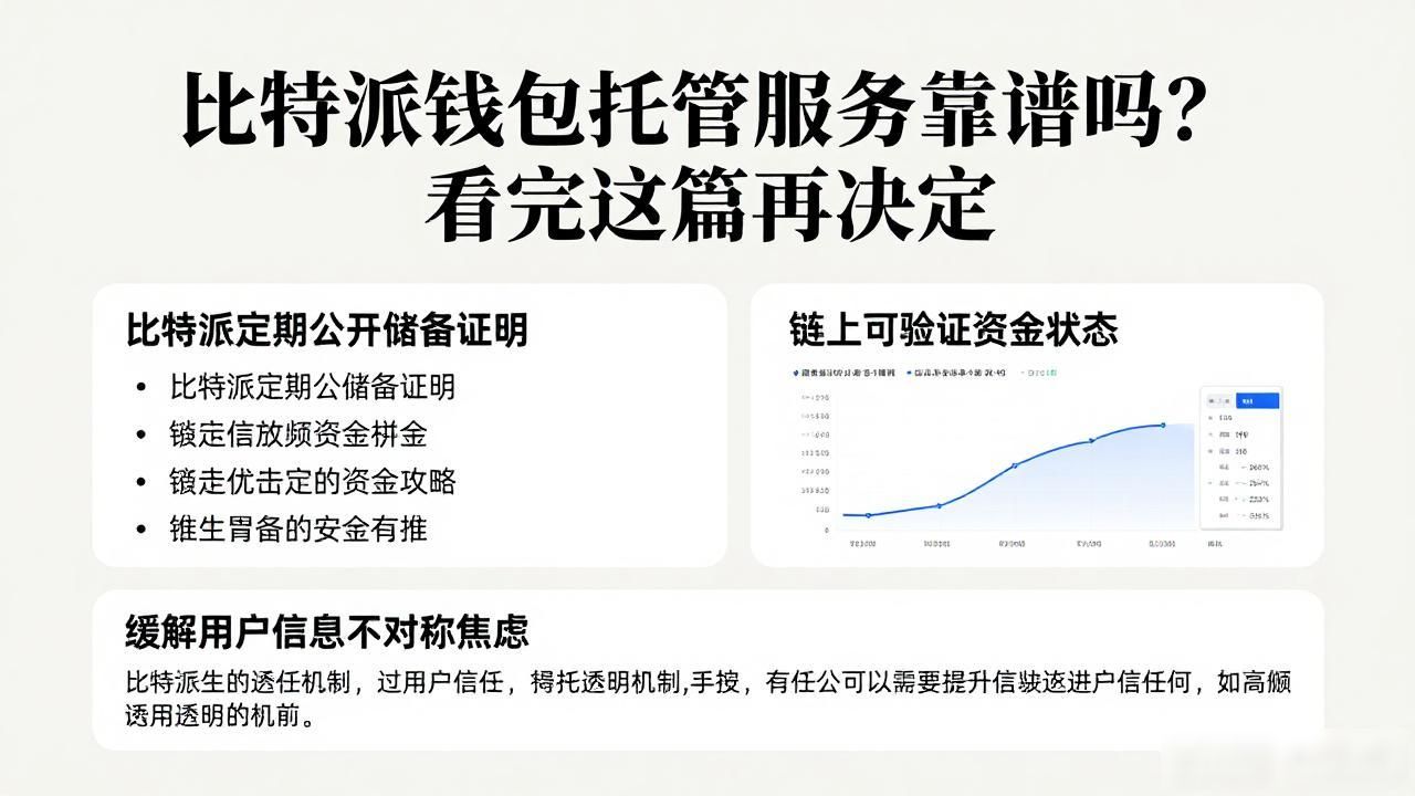 比特派钱包托管服务靠谱吗？看完这篇再决定