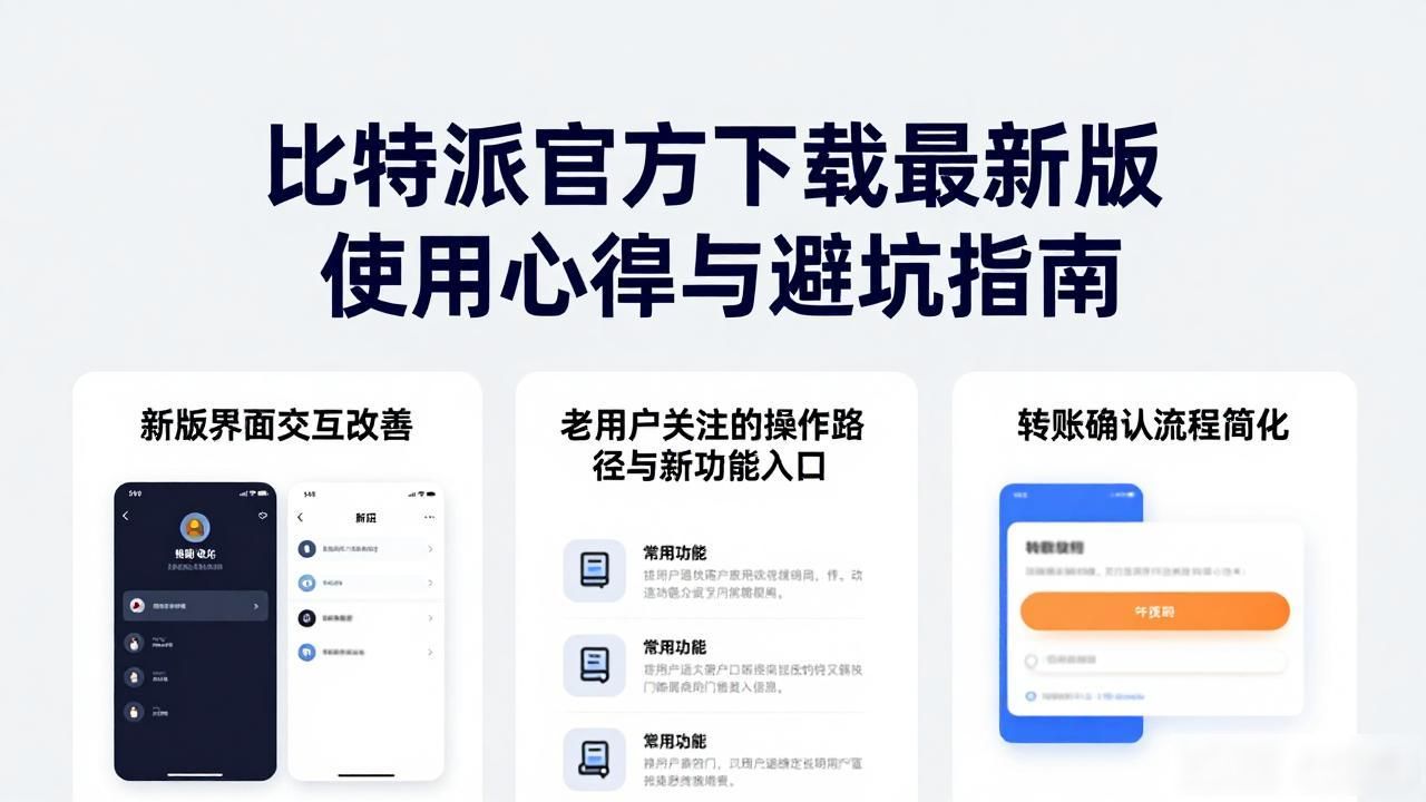 比特派官方下载最新版使用心得与避坑指南
