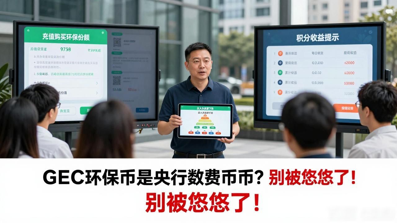 GEC环保币是央行数字货币？别被忽悠了！