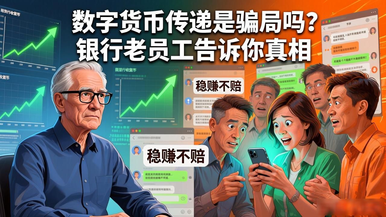 数字货币传递是骗局吗？银行老员工告诉你真相