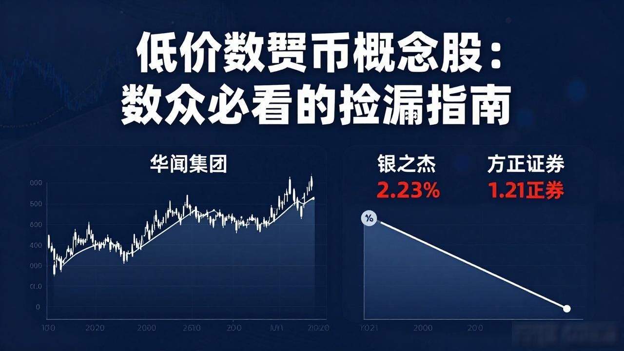 低价数字货币概念股：散户必看的捡漏指南