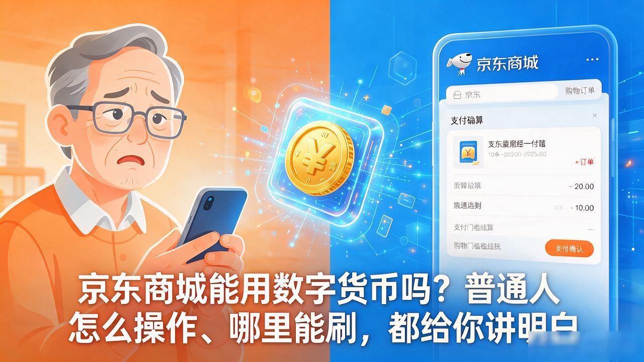 京东商城能用数字货币吗？普通人怎么操作、哪里能刷，都给你讲明白