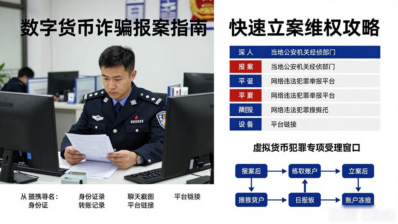 数字货币诈骗报案指南 快速立案维权攻略