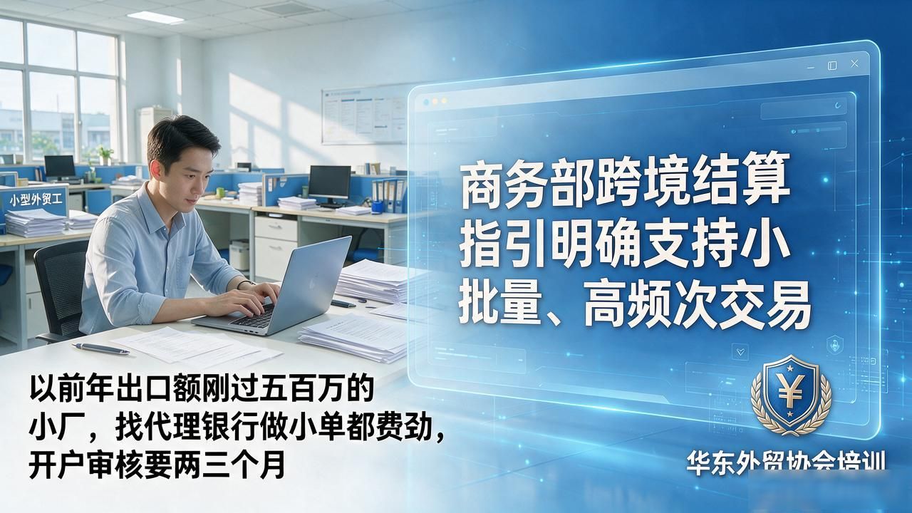 商务部人民币数字货币商用提速，跨境结算成本中小企业要重算