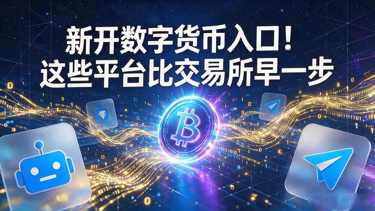 新开数字货币入口！这些平台比交易所早一步