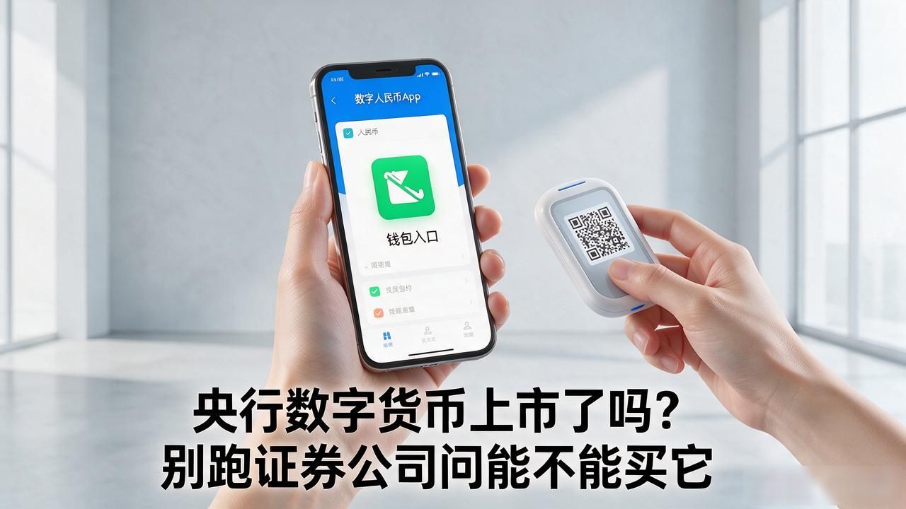 央行数字货币上市了吗？别跑证券公司问能不能买它
