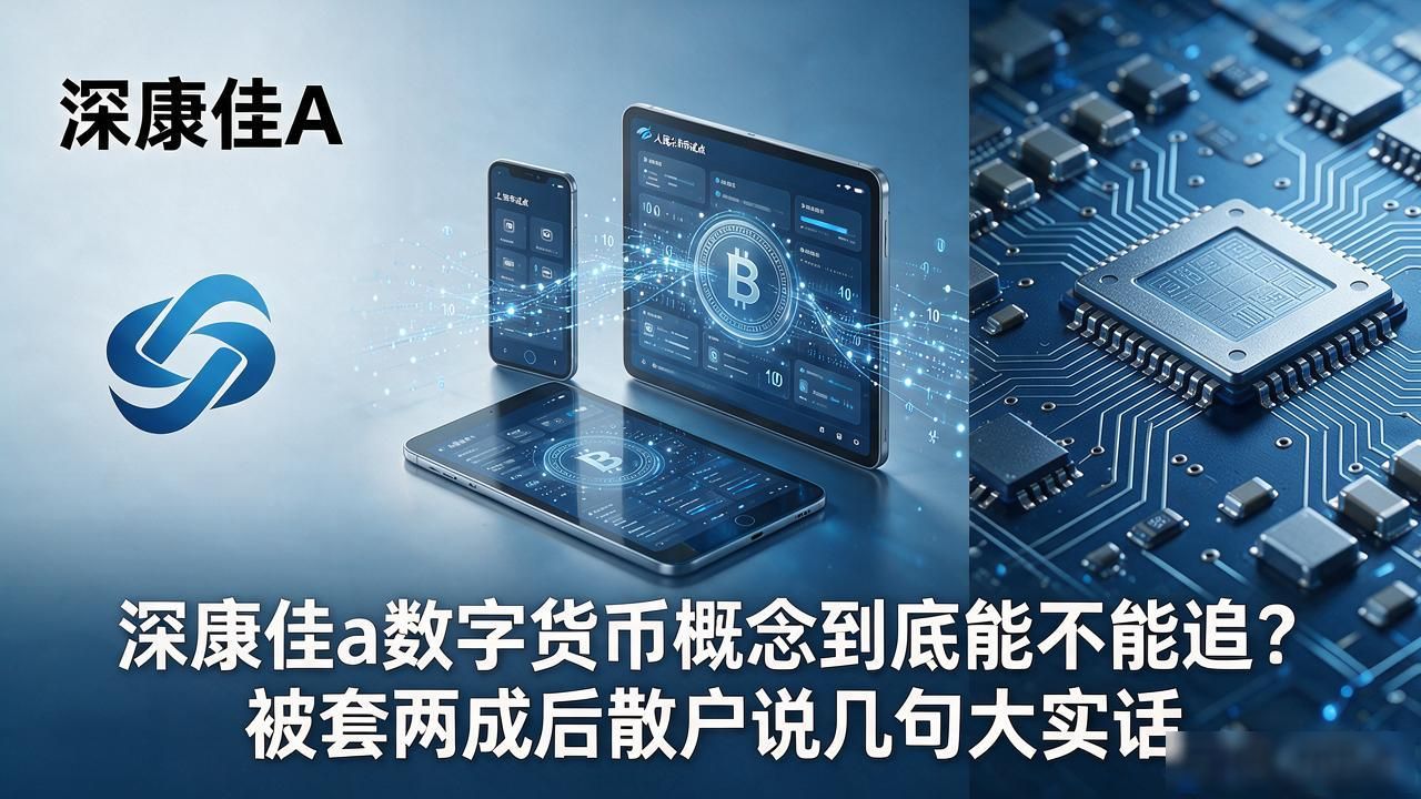 深康佳a数字货币概念到底能不能追？被套两成后散户说几句大实话