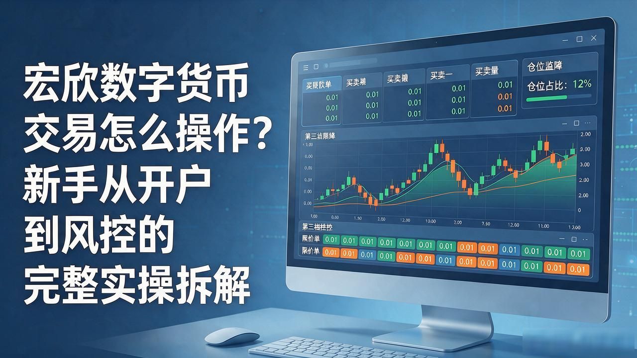 宏欣数字货币交易怎么操作？新手从开户到风控的完整实操拆解