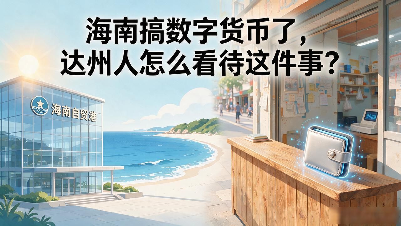 海南搞数字货币了，达州人怎么看待这件事？