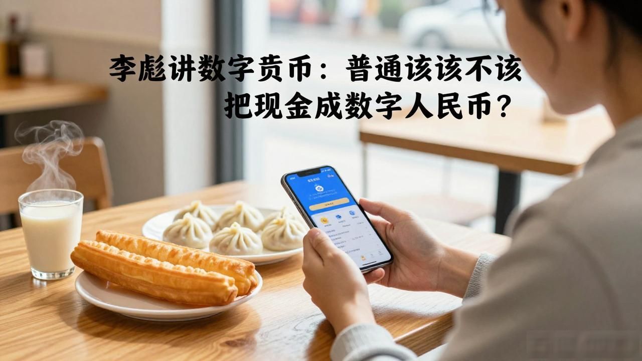 李彪讲数字货币：普通人该不该把现金换成数字人民币？